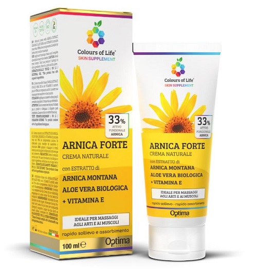COLOURS OF LIFE SKIN SUPPLEMENT ARNICA FORTE 33% CREMA 100 ML - Farmacia Rossi2 - Farmacia Rossi 