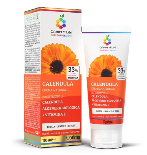 COLOURS OF LIFE SKIN SUPPLEMENT CALENDULA CREMA 100 ML - Farmacia Rossi2 - Farmacia Rossi 