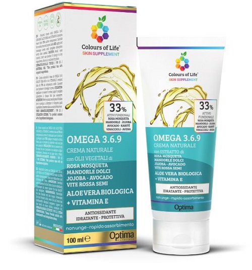 COLOURS OF LIFE SKIN SUPPLEMENT OMEGA 3 6 9 CREMA 100 ML - Farmacia Rossi2 - Farmacia Rossi 