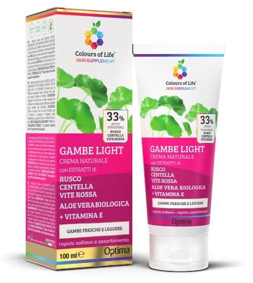 COLOURS OF LIFE SKIN SUPPLEMENT GAMBE LIGHT CREMA 100 ML - Farmacia Rossi2 - Farmacia Rossi 