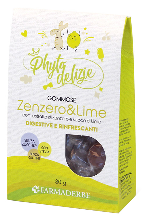 PHYTO DELIZIE GOMMOSE ZENZERO LIME 80 G - Farmacia Rossi2 - Farmacia Rossi 