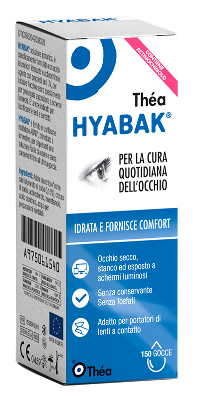 SOLUZIONE OFTALMICA MULTIDOSE HYABAK 5 ML - Farmacia Rossi2 - Farmacia Rossi 