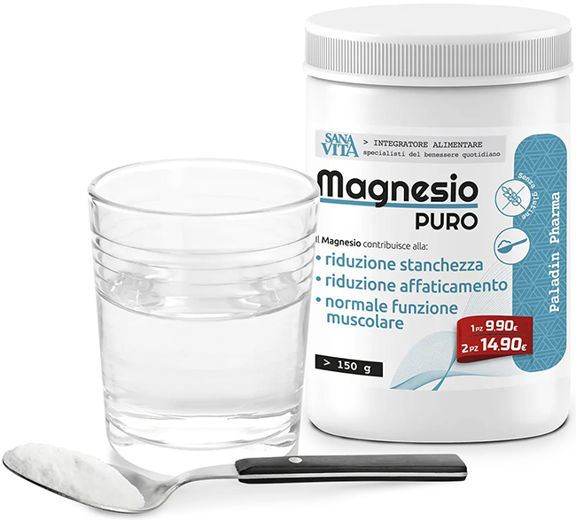 SANAVITA MAGNESIO PURO 150 G - Farmacia Rossi2 - Farmacia Rossi 