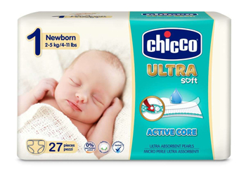 CHICCO PANNOLINO ULTRA CHICCHO NEWBORN 27 X 10 - Farmacia Rossi2 - Farmacia Rossi 