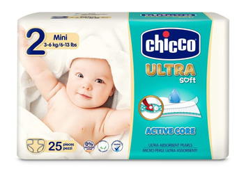 CHICCO PANNOLINO ULTRA CHICCHO MINI 25 X 10 - Farmacia Rossi2 - Farmacia Rossi 