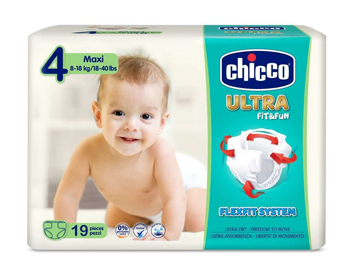 CHICCO PANNOLINO ULTRA CHICCHO MAXI 19 X 10 - Farmacia Rossi2 - Farmacia Rossi 