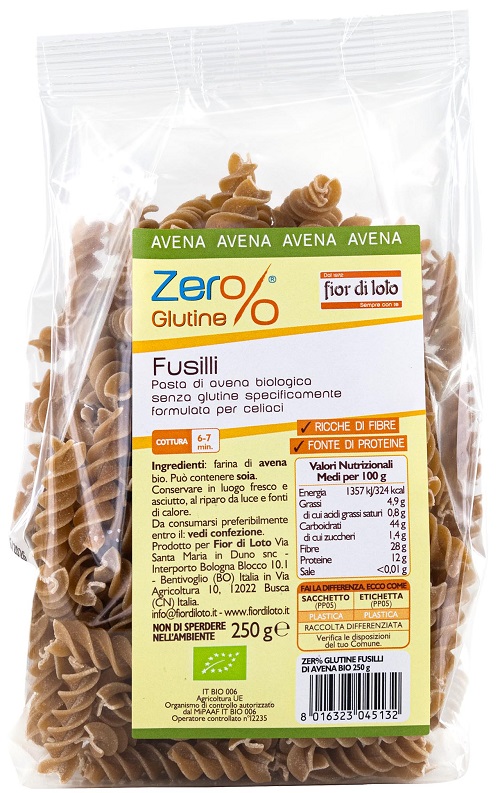 FUSILLI DI AVENA 250 G - Farmacia Rossi2 - Farmacia Rossi 