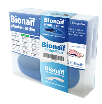 KIT EQUILIBRIO BIONAIF PLANTARE ATTIVO BLU MEDIO DAL 38 AL 42 70-80KG - Farmacia Rossi2 - Farmacia Rossi 