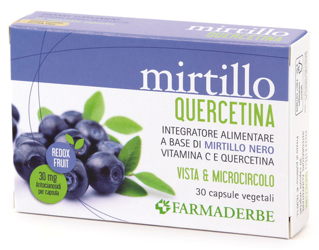 MIRTILLO QUERCETINA 30 CAPSULE - Farmacia Rossi2 - Farmacia Rossi 