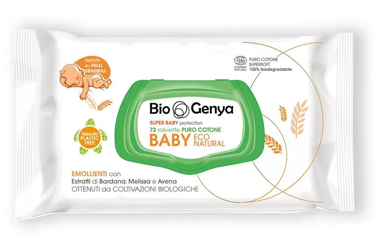 BIOGENYA ECO NATURAL BABY COTONE 72 PEZZI - Farmacia Rossi2 - Farmacia Rossi 