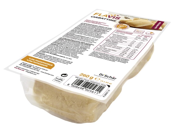 MEVALIA FLAVIS CIABATTINE APROTEICHE 260 G - Farmacia Rossi2 - Farmacia Rossi 
