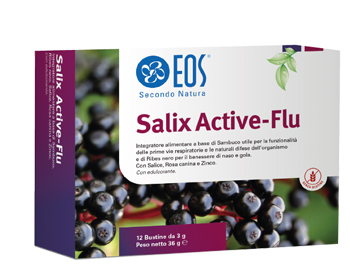 EOS SALIX ACTIVE-FLU 12 BUSTINE GUSTO ARANCIO - Farmacia Rossi2 - Farmacia Rossi 
