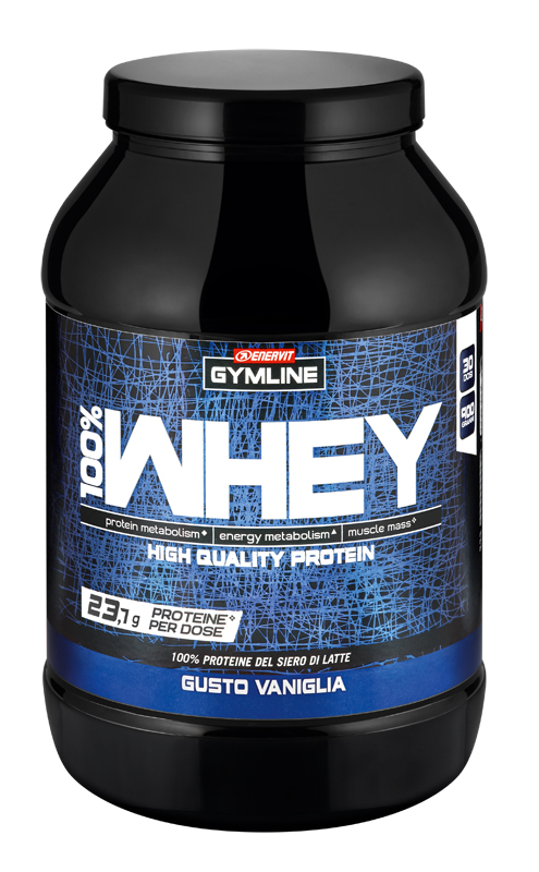 GYMLINE 100% WHEY CONCENTRATE VANIGLIA 900 G - Farmacia Rossi2 - Farmacia Rossi 
