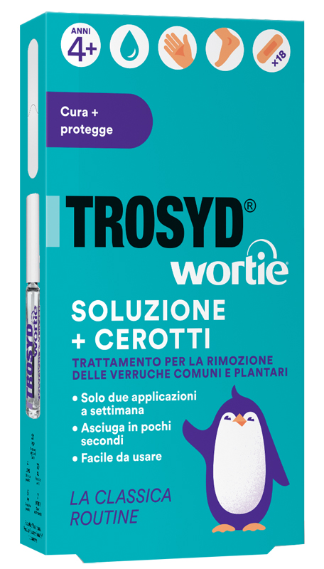 TROSYD WORTIE SOLUZIONE + CEROTTI - Farmacia Rossi2 - Farmacia Rossi 