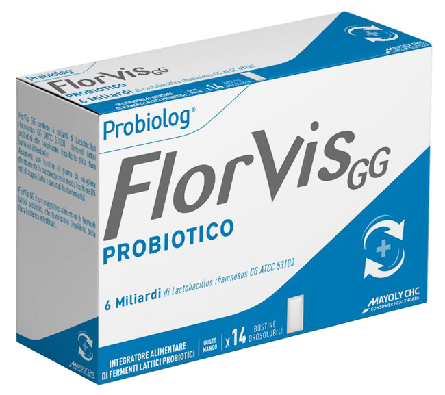FLORVIS GG 14 BUSTINE OROSOLUBILI GUSTO MANGO - Farmacia Rossi2 - Farmacia Rossi 