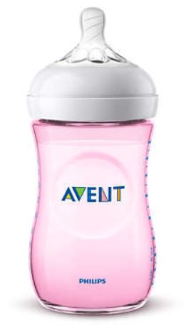 AVENT BIBERON NATURAL PP 260ML ROSA SINGLE PACK - Farmacia Rossi2 - Farmacia Rossi 