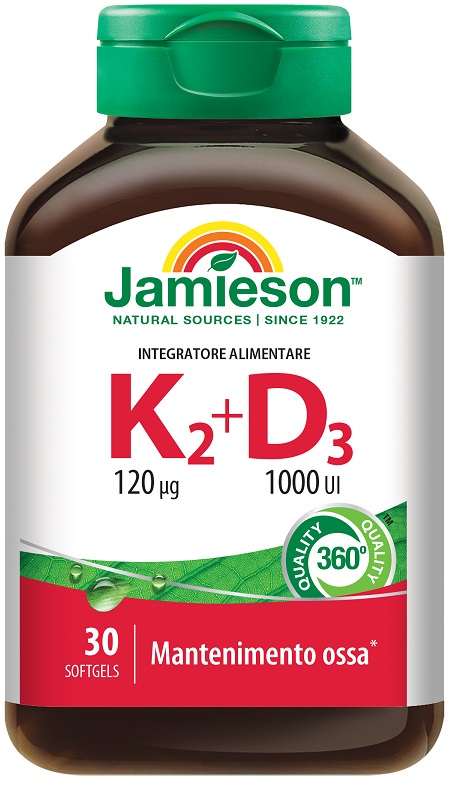JAMIESON K2+D3 30 PERLE - Farmacia Rossi2 - Farmacia Rossi 