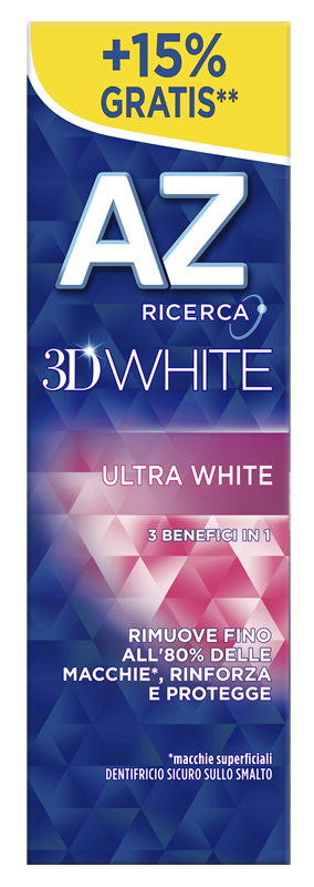 DENTIFRICIO ORAL B AZ 3D ULTRAWHITE 65 + 10 ML - Farmacia Rossi2 - Farmacia Rossi 
