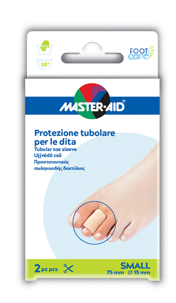 TUBO IN GEL MASTER-AID ELASTICIZZATO S 7,5 CM 2 PEZZI - Farmacia Rossi2 - Farmacia Rossi 
