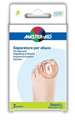 SEPARATORE DITA IN GEL MASTER-AID PER ALLUCE S 2 PEZZI - Farmacia Rossi2 - Farmacia Rossi 