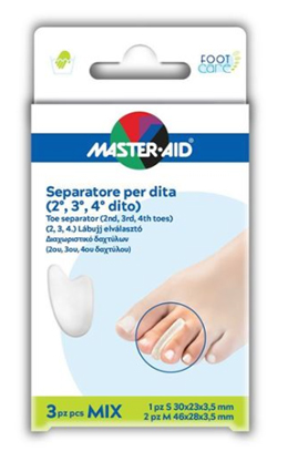 SEPARATORE DITA MASTER-AID 1 S + 2 M 3 PEZZI - Farmacia Rossi2 - Farmacia Rossi 