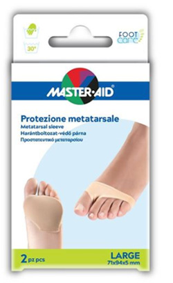 PROTEZIONE MASTER-AID PER METATARSO IN TESSUTO ELASTICO E GEL L 1 PAIO - Farmacia Rossi2 - Farmacia Rossi 