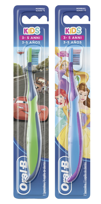 ORALB KIDS SPAZZOLINO MANUALE CARS&PRINCESS 3-5 ANNI - Farmacia Rossi2 - Farmacia Rossi 