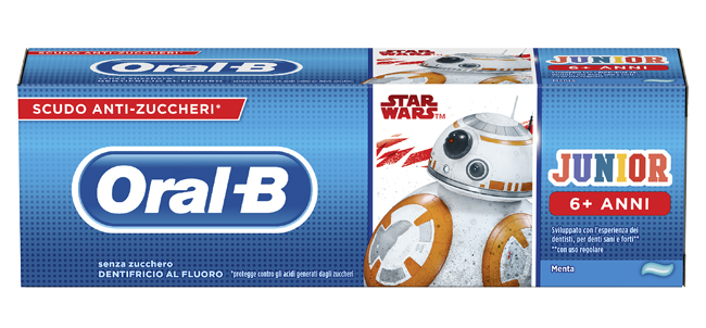 ORALB KIDS STAR WARS DENTIFRICIO 6+ 75 ML - Farmacia Rossi2 - Farmacia Rossi 
