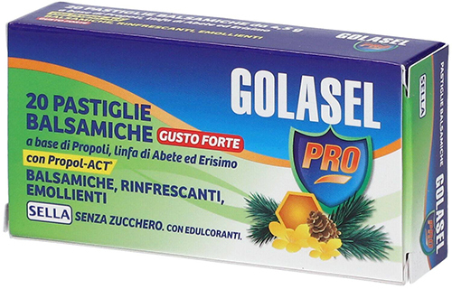 GOLASEL PRO 20 PASTIGLIE BALSAMICHE FORTI - Farmacia Rossi2 - Farmacia Rossi 