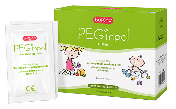 PEGINPOL MACROGOL 3350 SOSPENSIONE ORALE 20 BUSTINE - Farmacia Rossi2 - Farmacia Rossi 