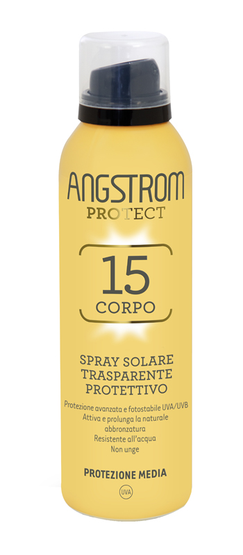 ANGSTROM PROTECT 15 CORPO SPRAY SOLARE TRASPARENTE 150 ML - Farmacia Rossi2 - Farmacia Rossi 