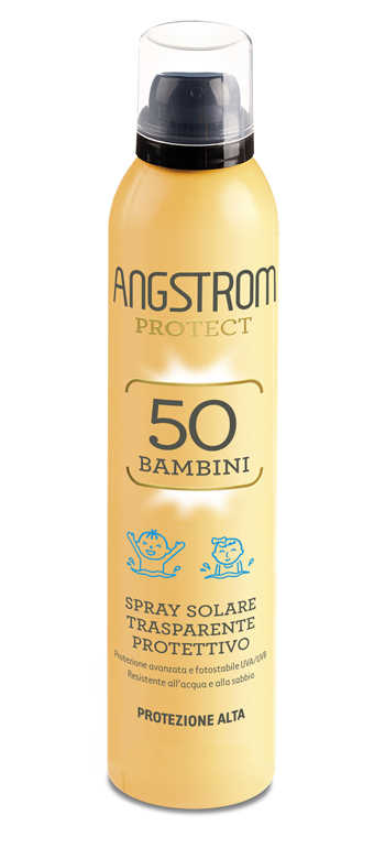 ANGSTROM PROTECT 50 BAMBINI SPRAY SOLARE TRASPARENTE 250 ML - Farmacia Rossi2 - Farmacia Rossi 
