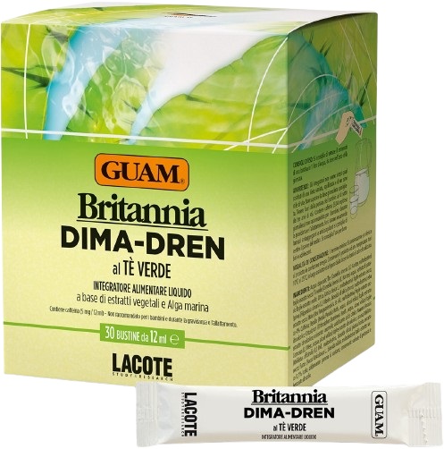 GUAM BRITANNIA DIMA DREN 30 BUSTINE DA 12 ML - Farmacia Rossi2 - Farmacia Rossi 