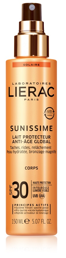 LIERAC SUNISSIME LATTE CORPO SPF30 150 ML - Farmacia Rossi2 - Farmacia Rossi 