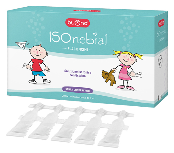 ISONEBIAL SOLUZIONE ISOTONICA 0,9% CON AGGIUNTA DI ECTOINA 20 FLACONCINI MONODOSE 5 ML - Farmacia Rossi2 - Farmacia Rossi 