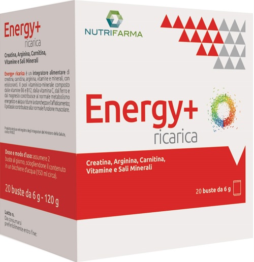 ENERGY+ RICARICA 20 BUSTINE - Farmacia Rossi2 - Farmacia Rossi 