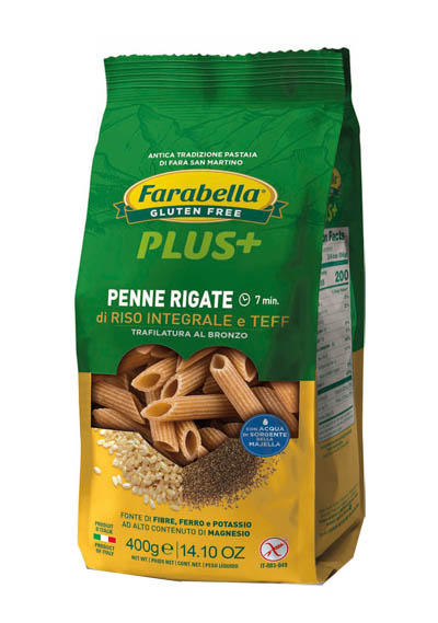 FARABELLA PENNE RISO INTEGRALE E TEFF 400 G - Farmacia Rossi2 - Farmacia Rossi 