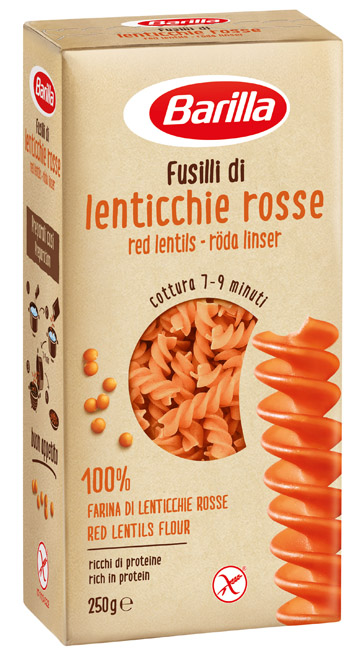 BARILLA FUSILLI LENTICCHIE ROSSE 250 G - Farmacia Rossi2 - Farmacia Rossi 