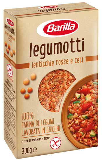 BARILLA LEGUMOTTI LENTICCHIE ROSSE E CECI 300 G - Farmacia Rossi2 - Farmacia Rossi 