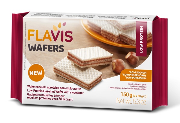 MEVALIA FLAVIS WAFER NOCCIOLA 150 G - Farmacia Rossi2 - Farmacia Rossi 