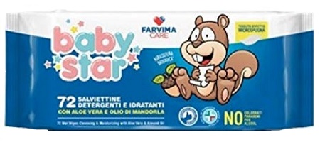 BABYSTAR SALVIETTE BEBE' POPUP 72 PEZZI - Farmacia Rossi2 - Farmacia Rossi 