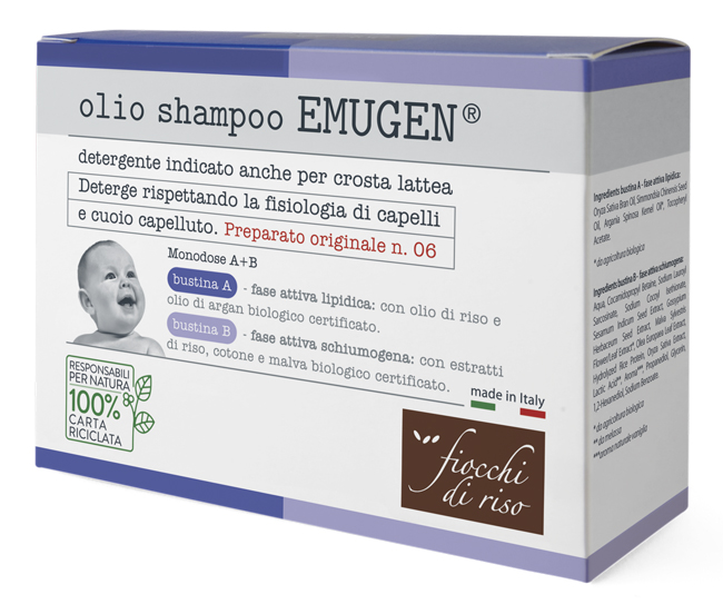 FIOCCHI DI RISO EMUGEN OLIO SHAMPOO ULTRADELICATO 45 ML - Farmacia Rossi2 - Farmacia Rossi 
