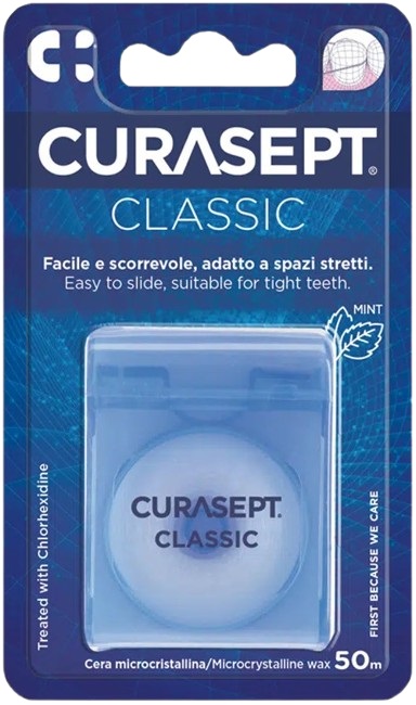 CURASEPT FLOSS CLASSIC CERATO CLOREXIDINA - Farmacia Rossi2 - Farmacia Rossi 