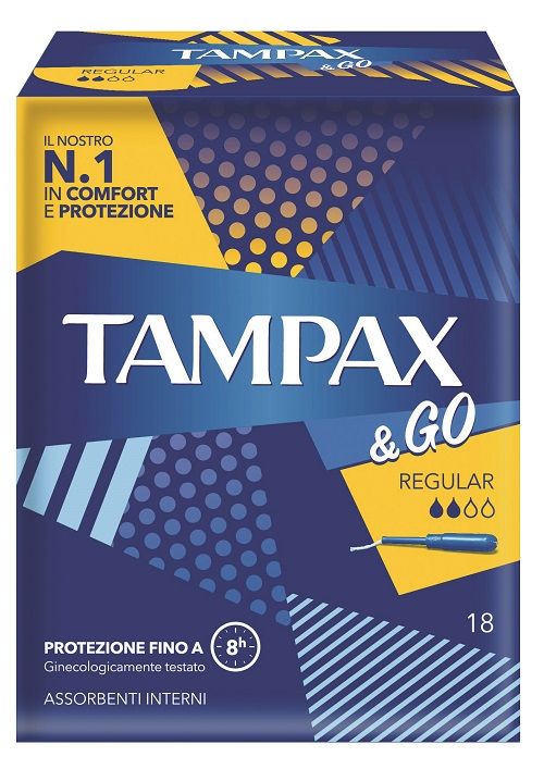TAMPAX&GO REGULAR 18 PEZZI - Farmacia Rossi2 - Farmacia Rossi 