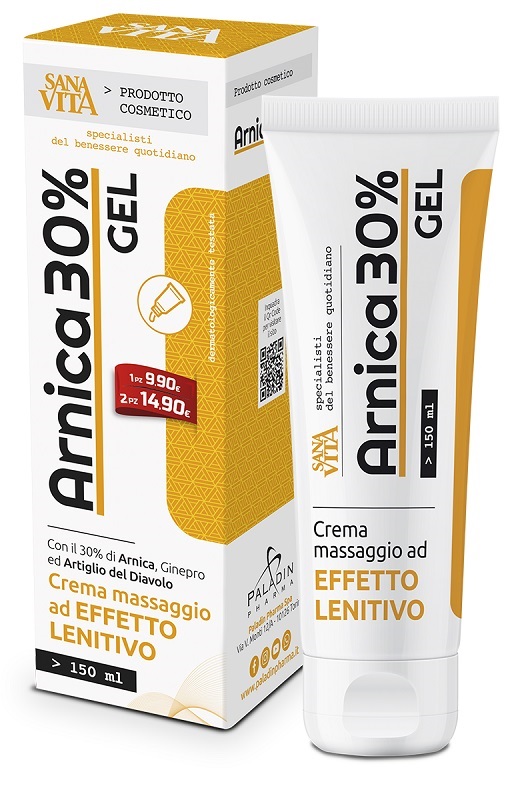 SANAVITA ARNICA 30% GEL 150 ML - Farmacia Rossi2 - Farmacia Rossi 