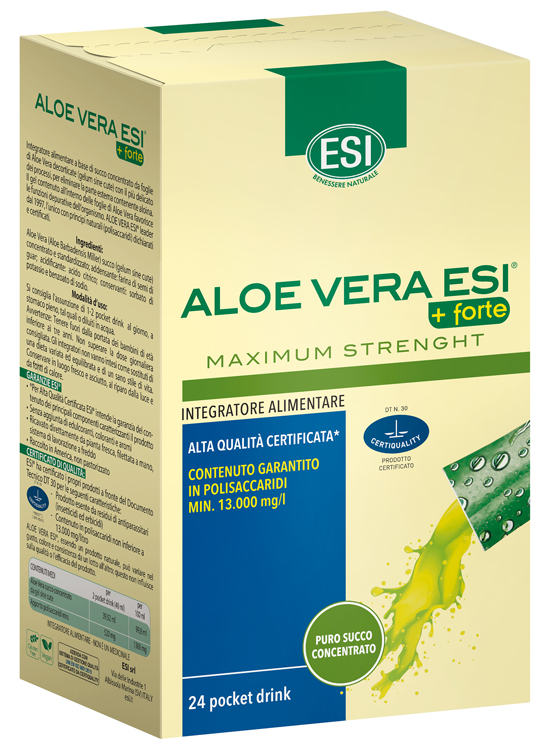 ESI ALOE VERA SUCCO + FORTE 24 POCKET DRINK - Farmacia Rossi2 - Farmacia Rossi 