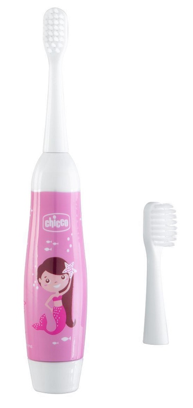 CHICCO SPAZZOLINO ELETTRICO ROSA - Farmacia Rossi2 - Farmacia Rossi 
