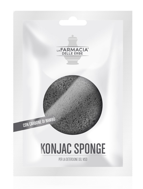 FDE KONJAC SPONGE CARBONE BAMBU' 1 PEZZO - Farmacia Rossi2 - Farmacia Rossi 