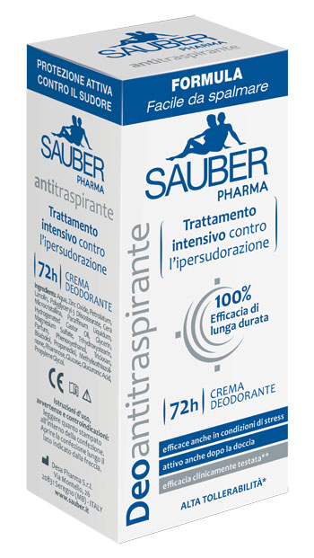 SAUBER DEOANTITRASPIRANTE 72H CREMA 30 ML - Farmacia Rossi2 - Farmacia Rossi 
