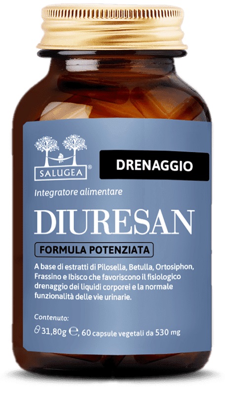 SALUGEA DIURESAN FORMULA POTENZIATA 60 CAPSULE - Farmacia Rossi2 - Farmacia Rossi 